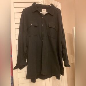 Aerie Lumberjane waffle knit shacket